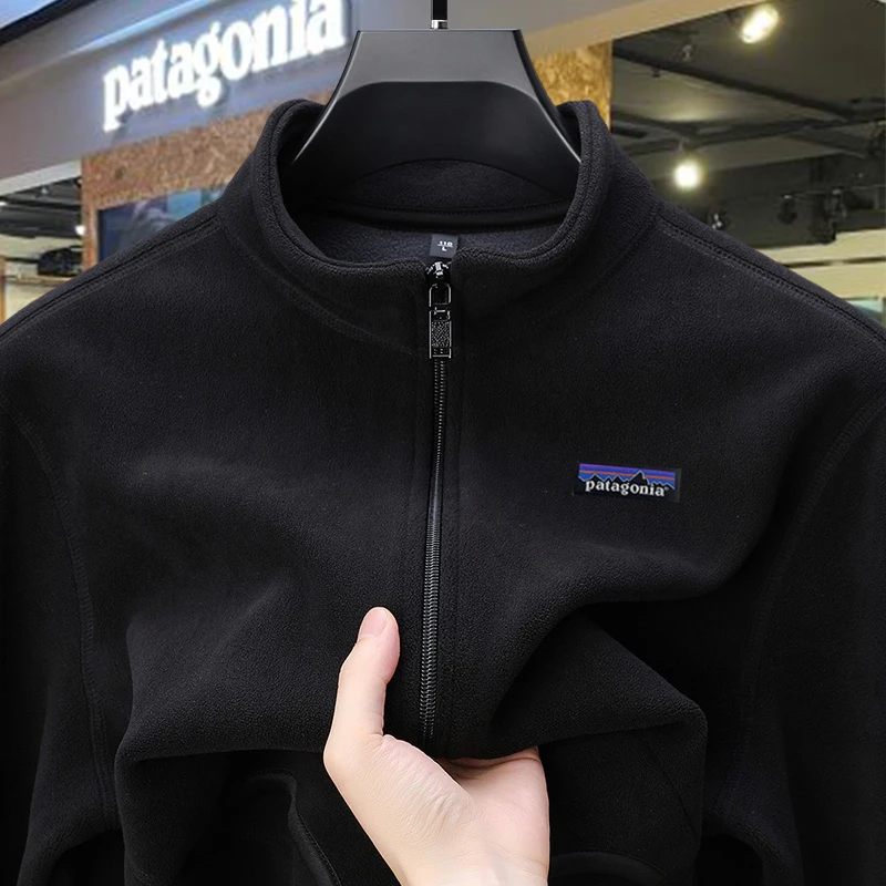 Patagonia巴塔哥尼亚专柜轻奢高端中年男士秋冬拉链外套长袖开衫