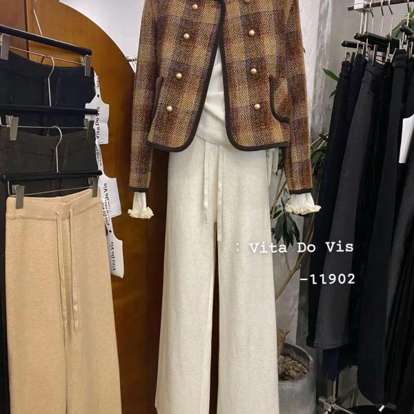 杨杨 Vita-亮丝水貂裤11902