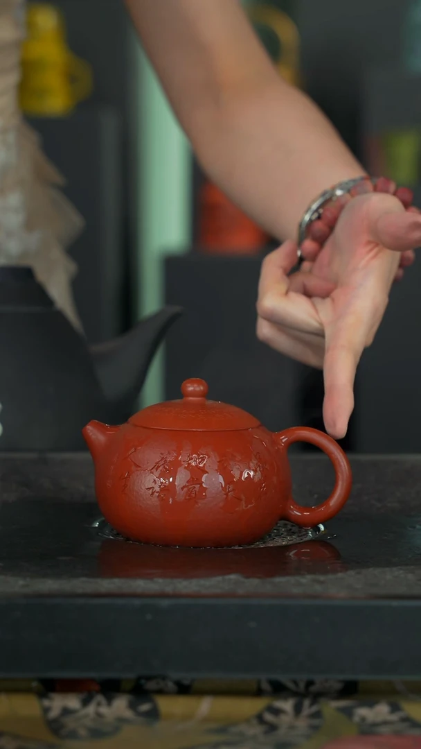 【闪购商品】紫砂茶壶十八目大红袍 西施
