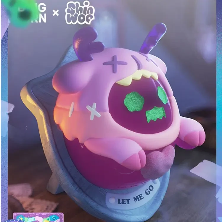 【拆盒】寻找独角兽幽灵熊捉迷藏孤独月球系列盲盒PVC材质现货