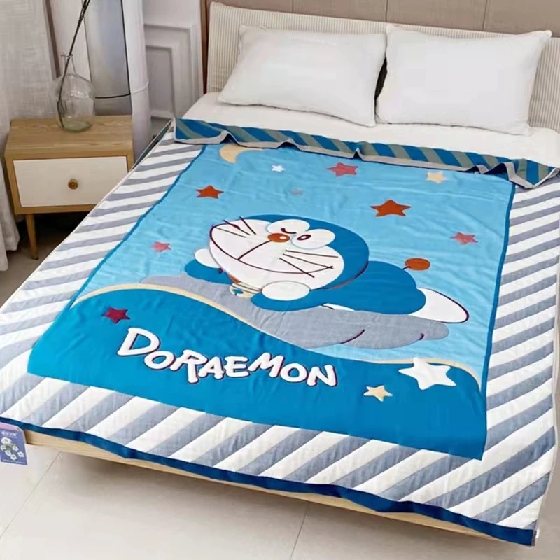 【双人被】200*230晚安叮当十层A类纯棉纱布空调被货号50