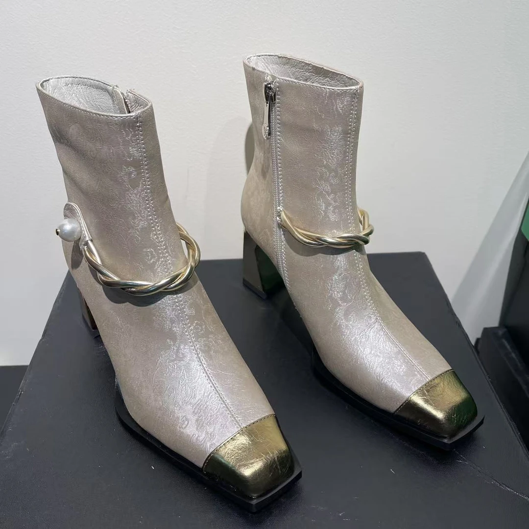 DJ时尚短靴-A3987