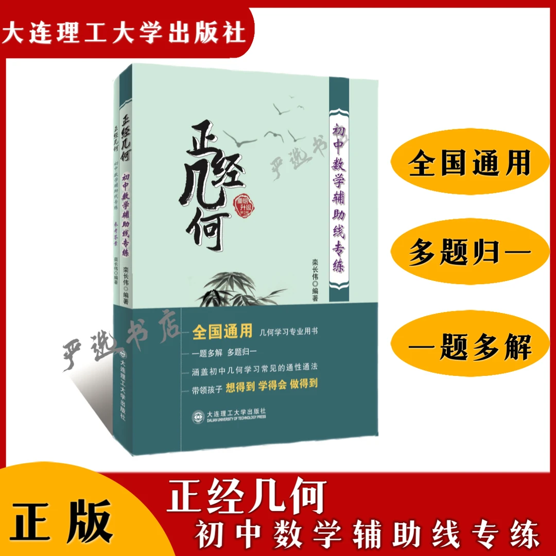 2024 正版 正经几何初中数学辅助线专练 重磅升级第2版 全国通用