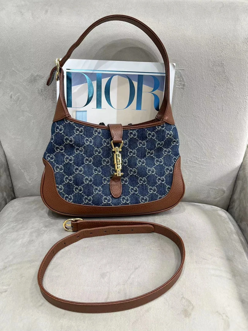 99新 GUCCI/古驰 1961腋下包单肩包