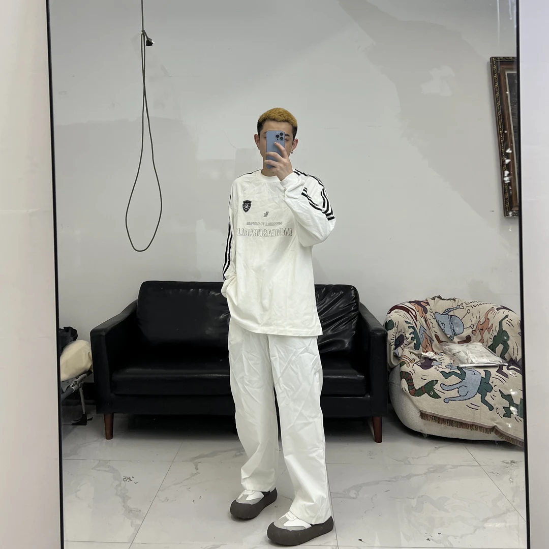 56秋款港风尾椎薄款长裤