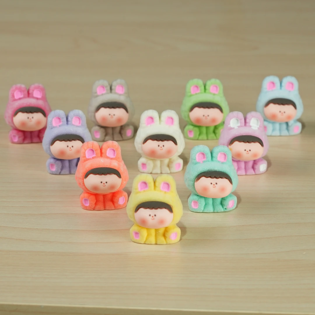 纯色植绒莉莉丝3.5cm 潮玩摆件（30个小的换一个大的）