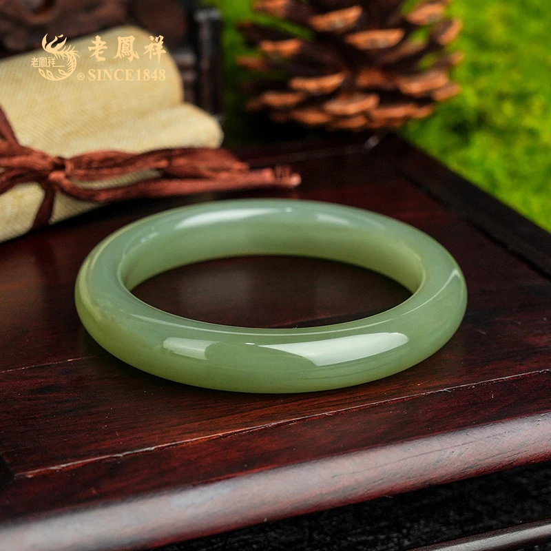 和田玉 正圈葡萄肉手镯 多样性发一件 Z01094-2