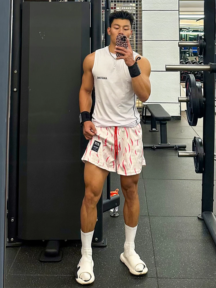 andtime美式紧身背心【轮廓】凉感速干篮球训练透气运动无袖t恤上衣