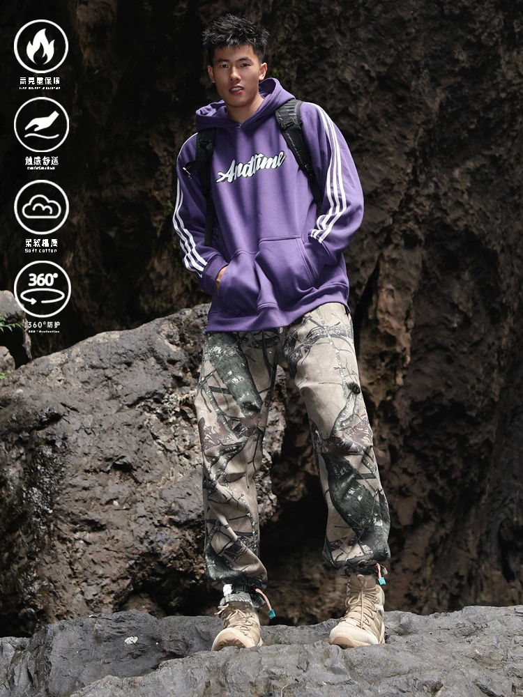 ANDTIME美式连帽卫衣潮牌重磅长袖运动健身训练保暖宽松外套上衣