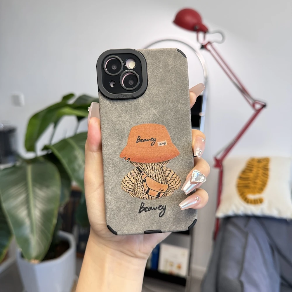 【适用于苹果全型号】背包防摔复古手机壳13全包苹果16ProMax配件