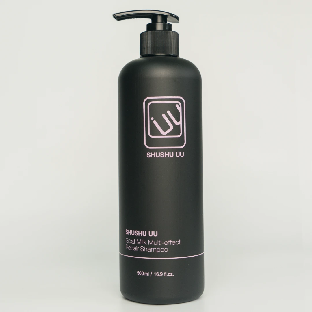 滋养发丝，黑色山羊奶洗发水500ml