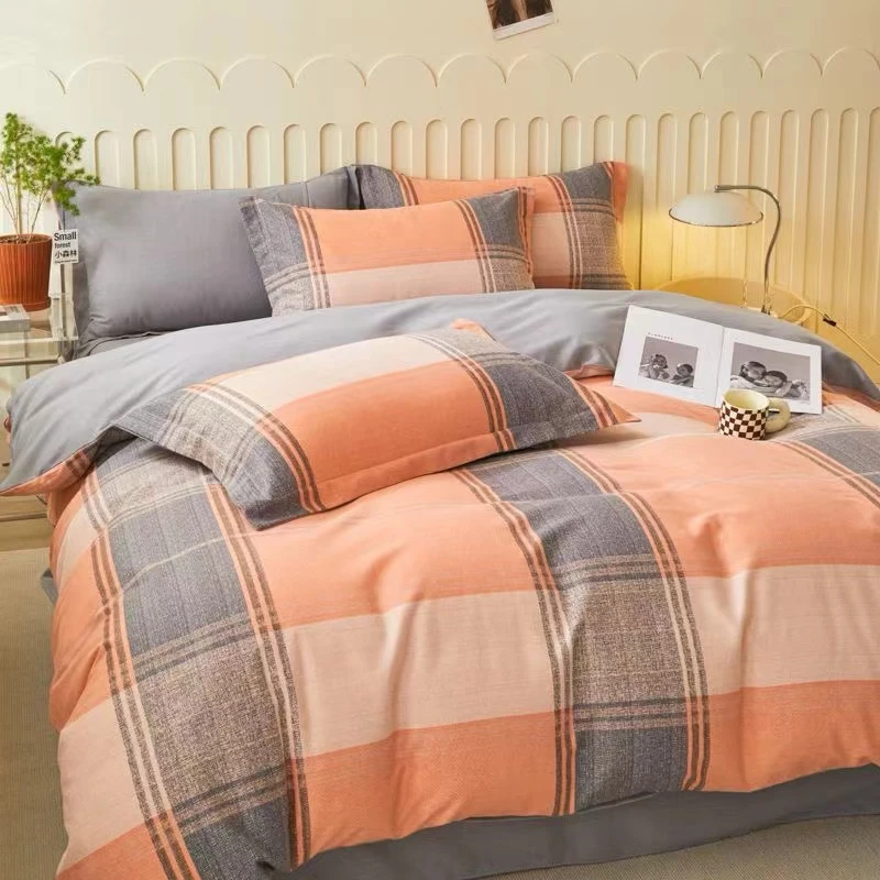 全棉生态磨毛印花【无双】四件套