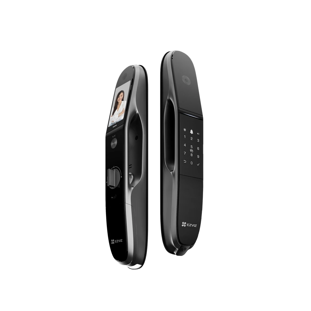 【国补价当日装】萤石DL60FVXPro全自动AI三摄人脸掌静脉猫眼视频锁