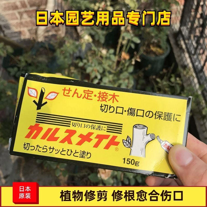 日本产富士愈合剂 伤愈膏植物修枝修剪截面愈合松柏类盆景 150克