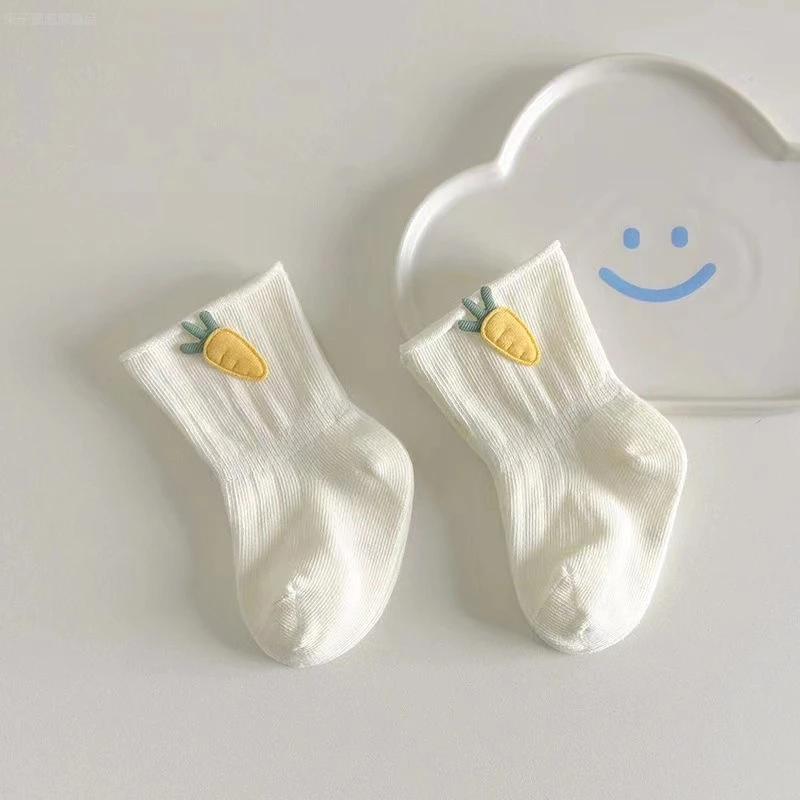 婴儿袜子春秋夏季0-3-6月新生儿宝宝袜子婴幼儿袜子防掉透气不勒