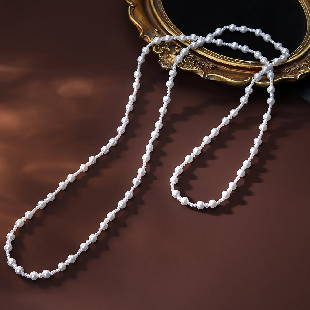 【有米毛衣链系列】正圆珠光施家秋冬搭配毛衣链