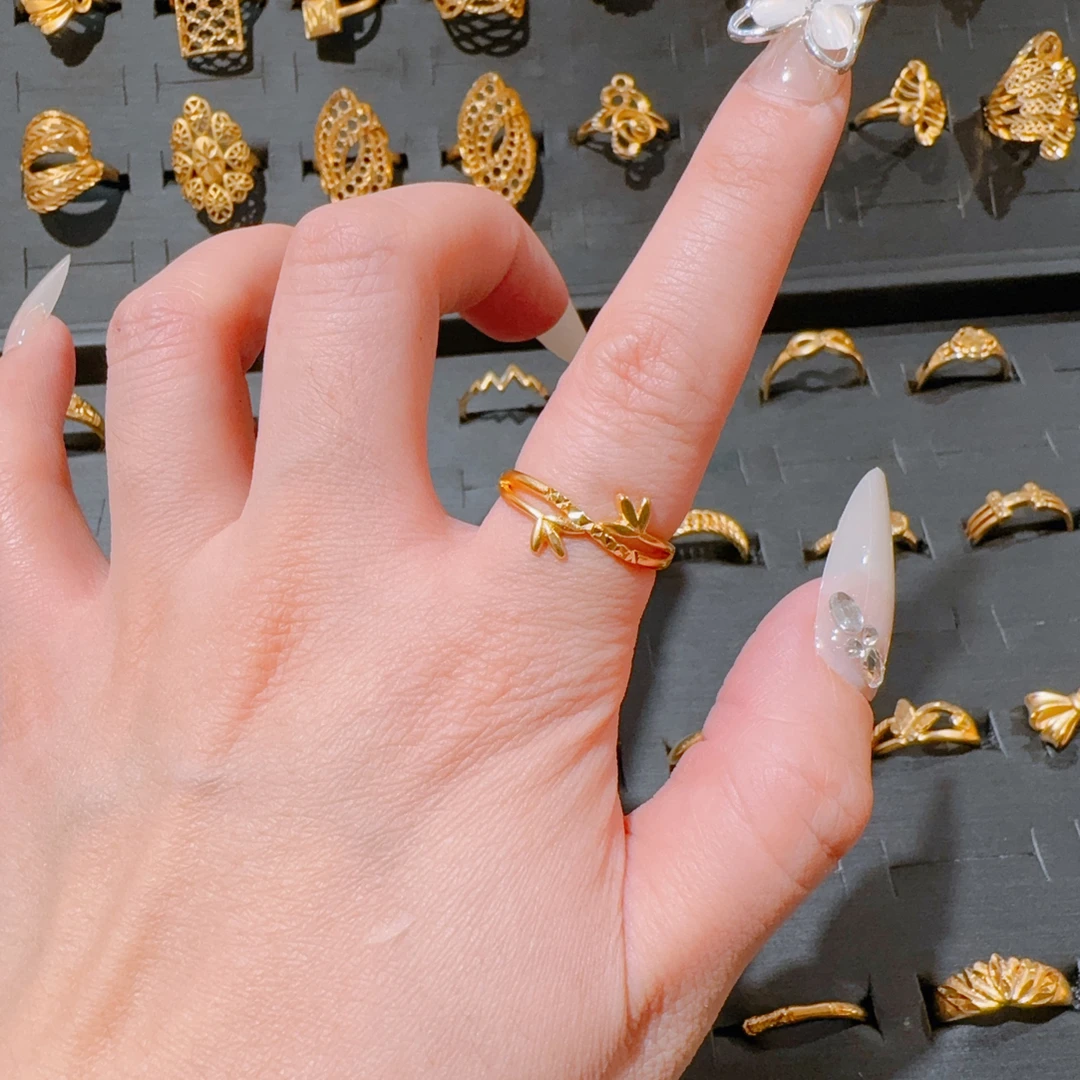 铜合金戒指 【B345】时尚开口 简约百搭戒指 久不掉色