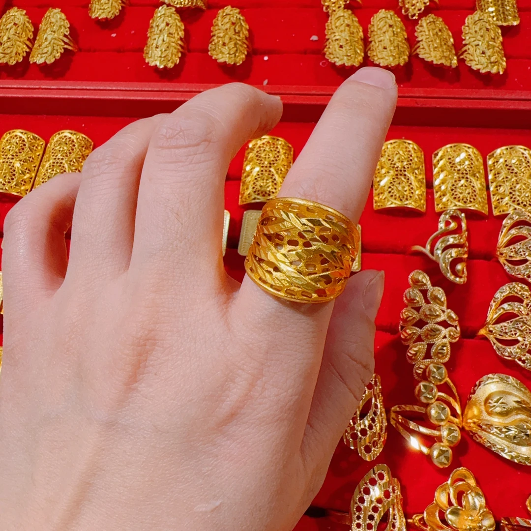 铜合金戒指 (021)新款时尚开口戒指nipal