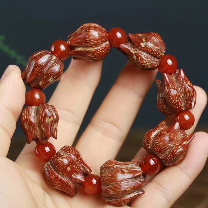 滴血莲花菩提2.0到2.5尺寸男女同款盘玩佳品单圈手串手持时尚经典