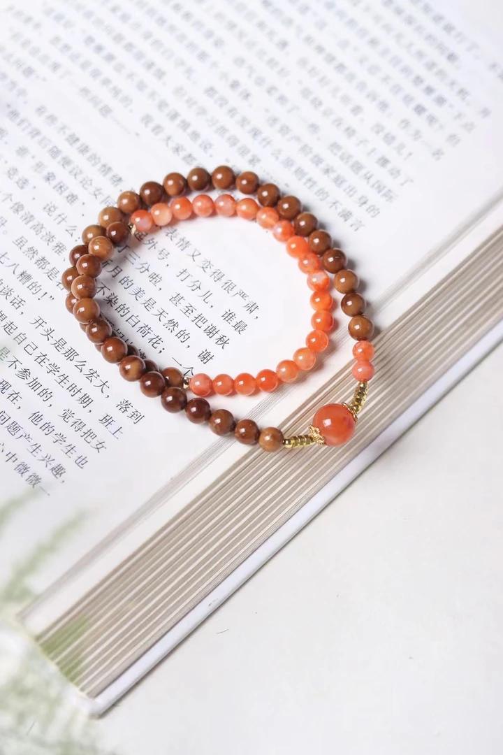 库克菩提0.6圆珠两圈手串手持女百搭上档次优雅气质大方