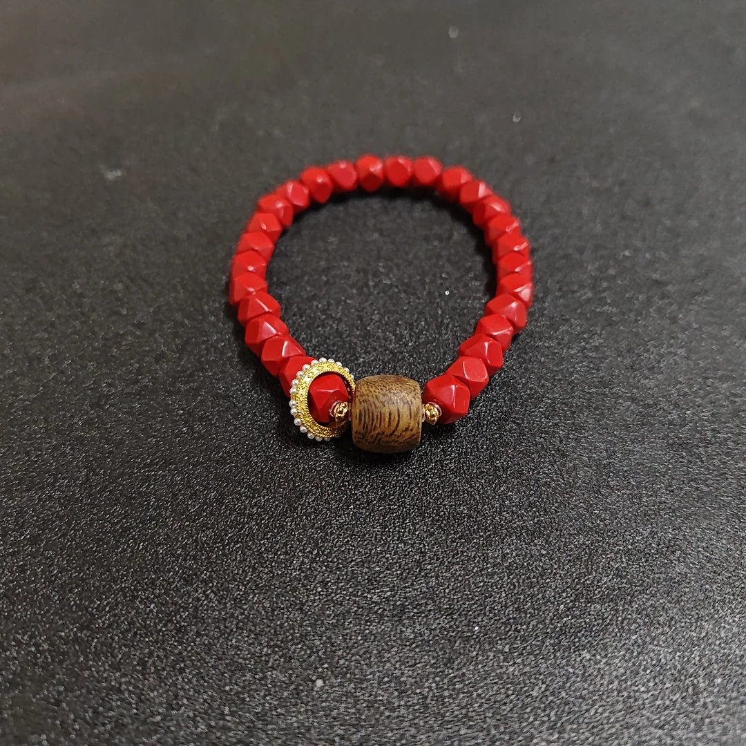 含辰砂工艺品SC127-朱砂手串