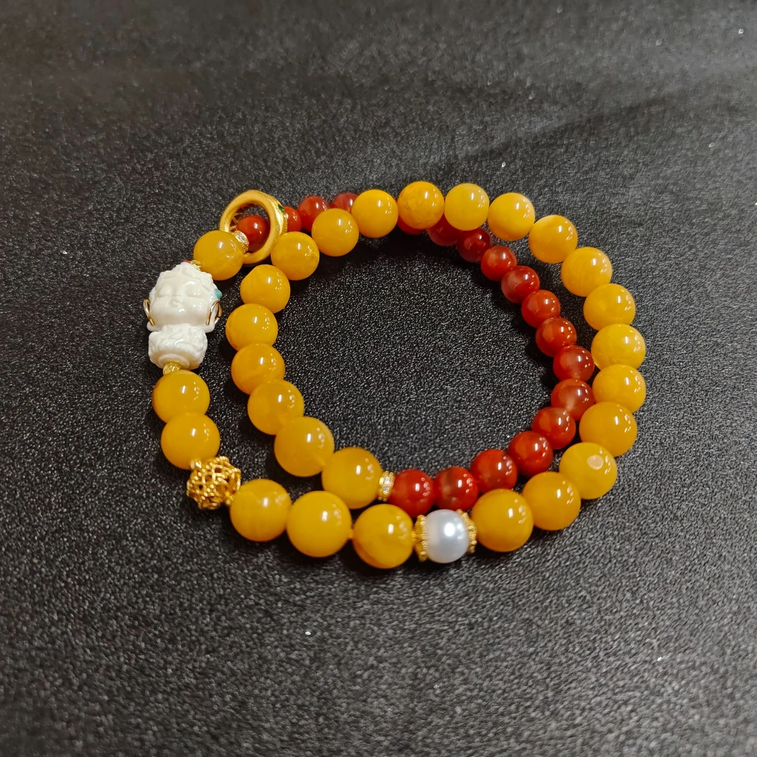 QQ22-猛犸牙 工艺品 创意串