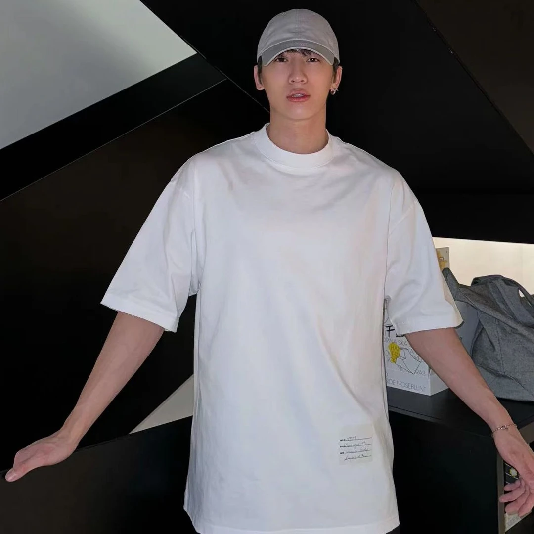 巴黎24SS便利贴设计师圆领宽松短袖休闲SM11508