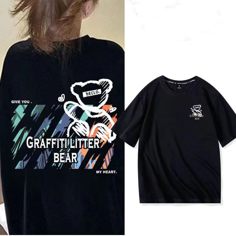 ARTAA潮牌】夏季新款纯棉短袖T恤上衣情侣装字母百搭宽松bf风潮ins