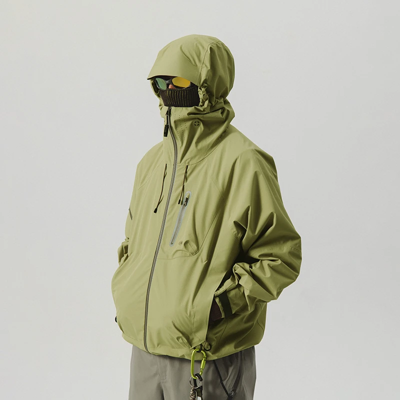 蓝岐凌舞者雪线版户外三防滑雪服夹克防水压胶冲锋衣