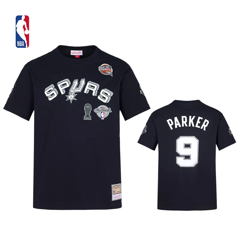 NBA 名人堂系列短袖T恤 马刺队托尼·帕克 NBA-Mitchellness