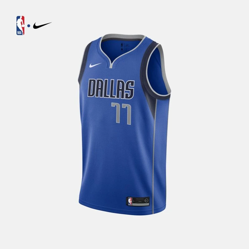 【NBA球衣】Nike耐克Kids独行侠队东契奇青少年球衣透气篮球服