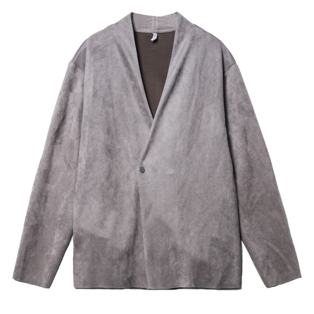 WT08男女新款美式复古简约风轻奢男士休闲宽松时尚外套百搭上衣