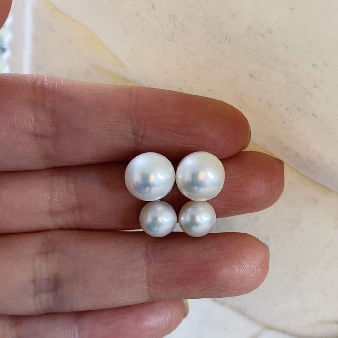 【闪购商品】淡水珍珠耳饰银S925镶嵌