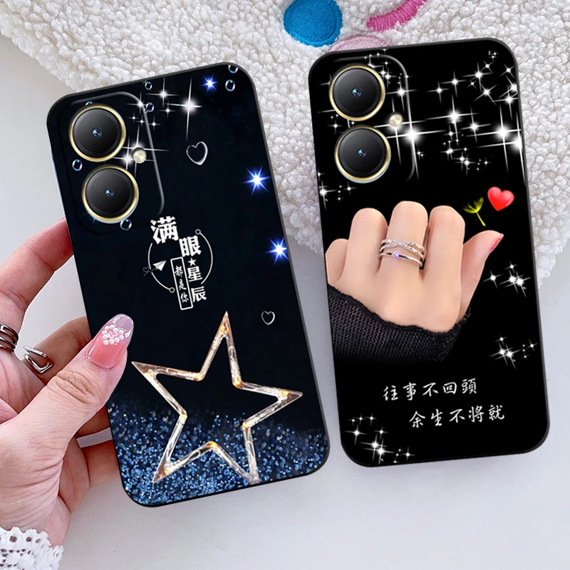 适用于vivo y35m+手机壳V2279A全包防摔硅胶网红创意磨砂软壳