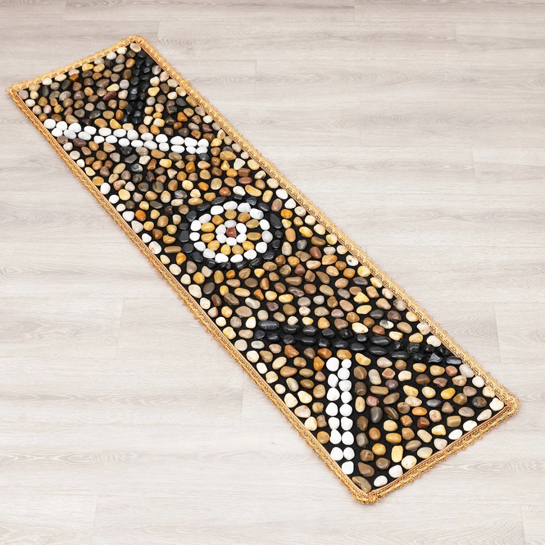 天然鹅卵石脚底按摩脚垫精选方便足底疲劳穴位按摩在家足疗运费险