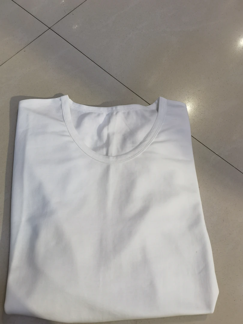 2024年夏白色休闲夏季圆领百搭纯色半袖T恤