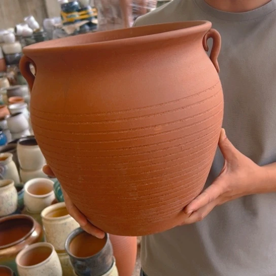 紫砂花盆高30口28————