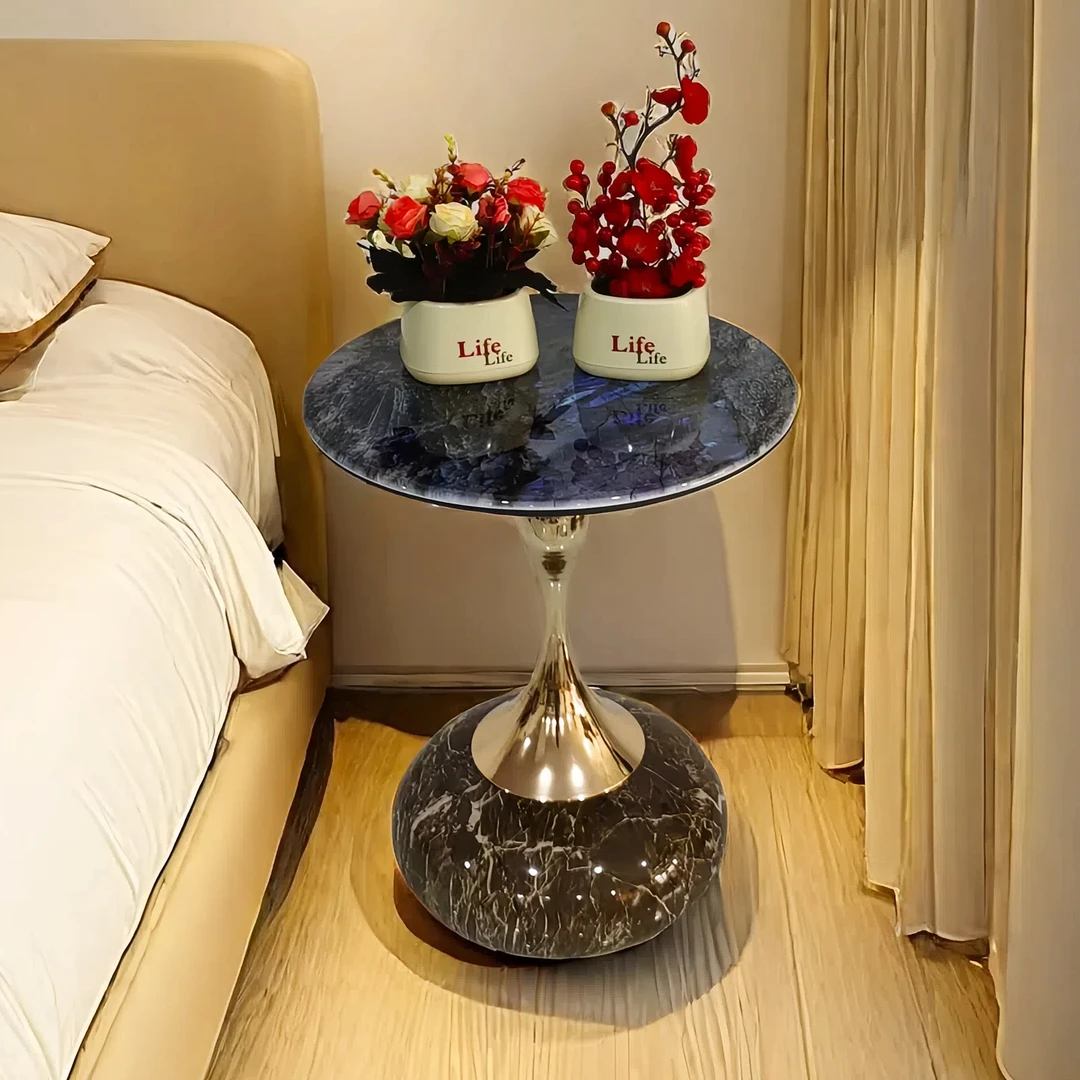 啡网轻奢沙发边几床头小茶几简约小型的桌子小茶几阳台阳台小茶桌