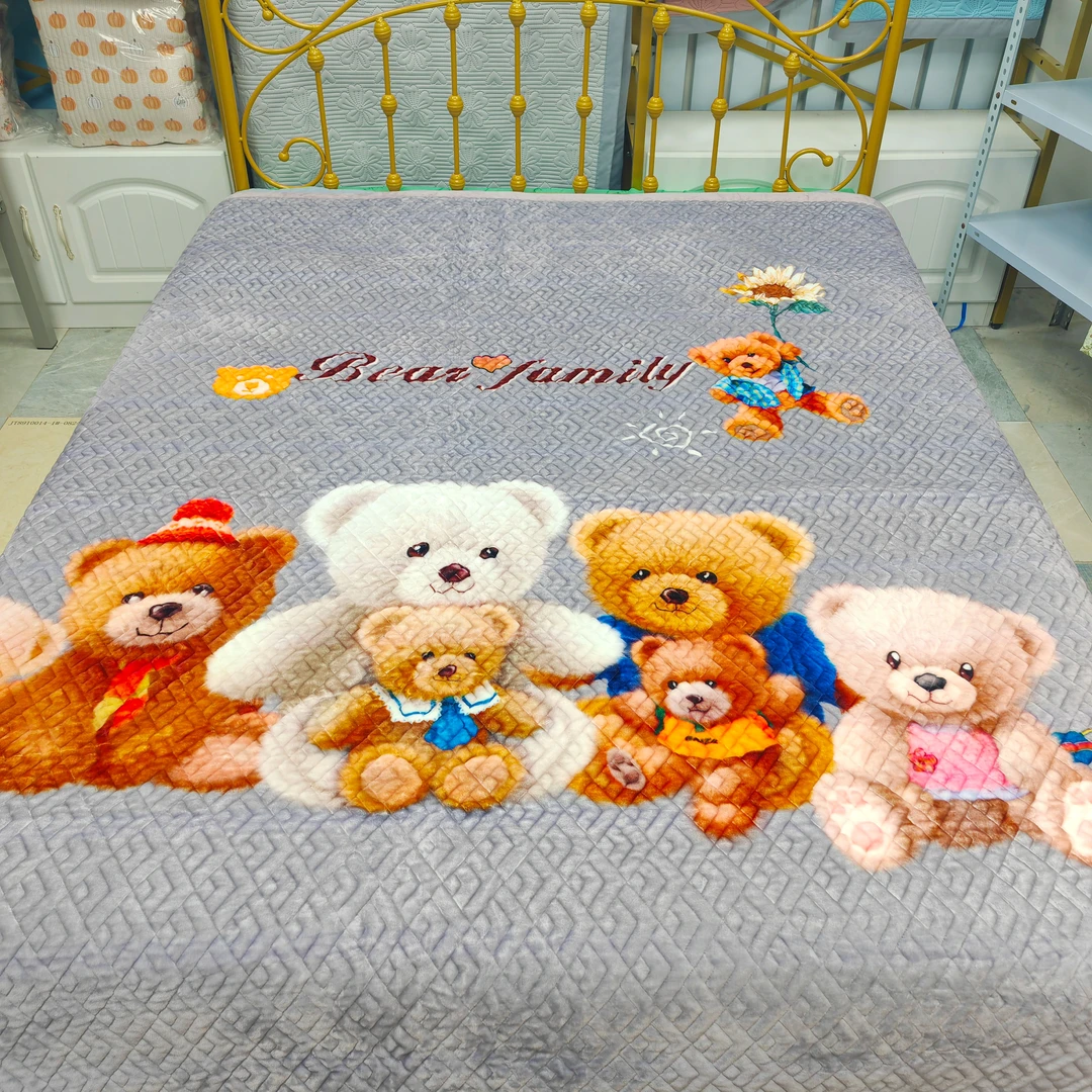 云毯绒床盖无异味加厚年货节四季通用防滑榻榻米 床盖榻榻米 床单