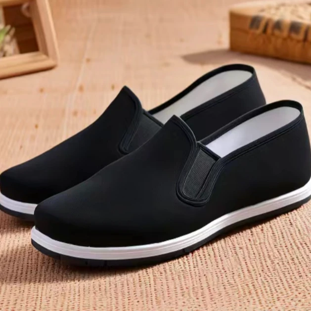 【艾草减震三防】气垫布鞋爸爸鞋牛筋底工作鞋软底鞋春夏中老年男士