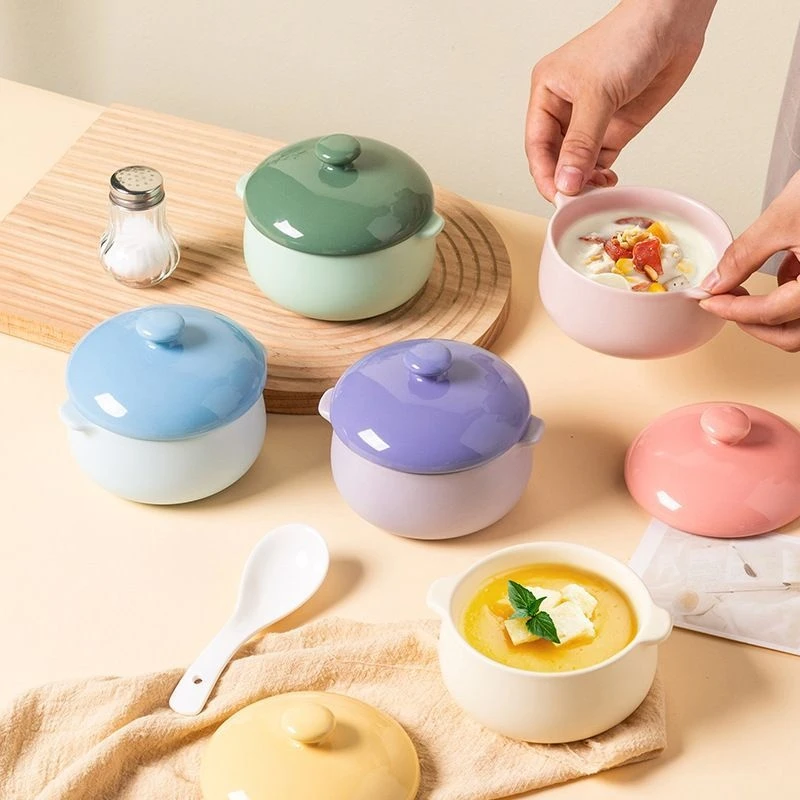 陶瓷蒸蛋碗家用耐高温烤碗舒芙蕾碗蒸蛋羹专用婴儿辅食碗甜品布丁