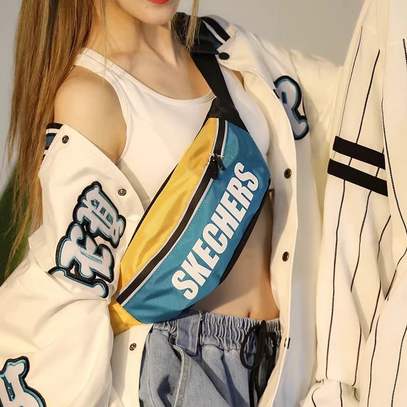 Skechers斯凯奇斜挎包女夏新款百搭时尚潮ins胸包休闲运动腰包男