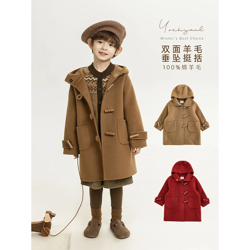 YOEHYAUL/幼悠冬三波下贰【羊毛大衣】定制双面呢 学院风汉服N5449