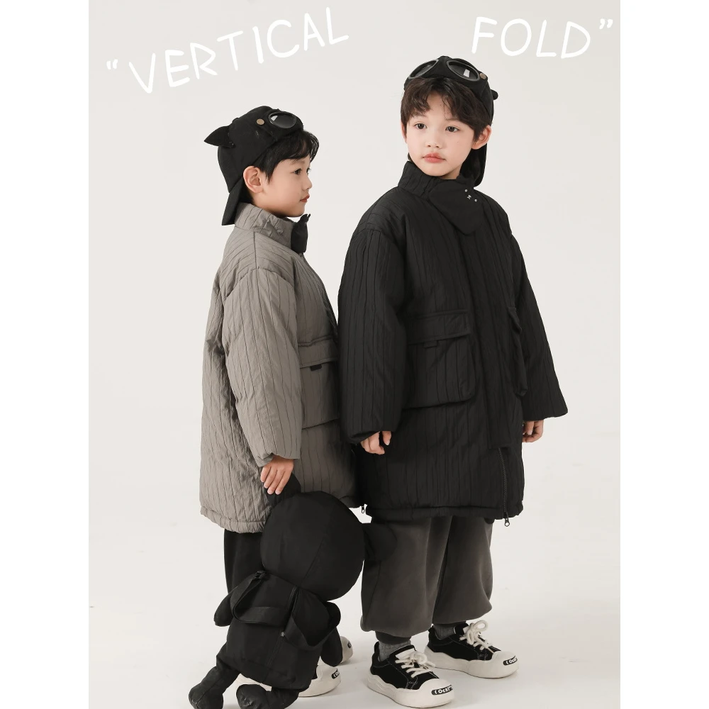 YOEHYAUL/幼悠【清货】小太阳双层内胆小熊羽绒服外套N4312