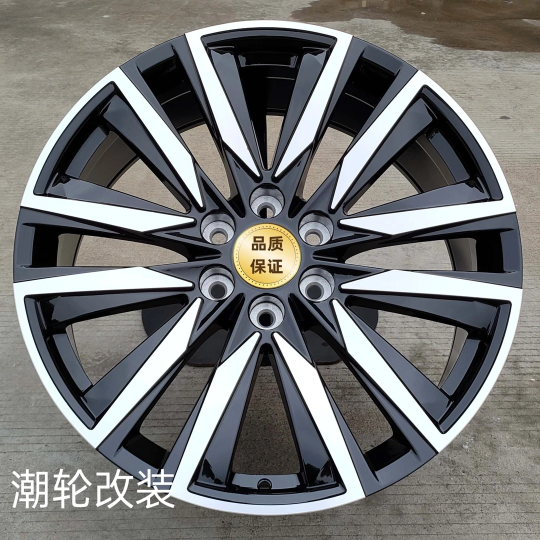 22寸凯迪拉克凯雷德轮毂 GMC育空GMC1500萨班博太和6孔改装轮毂