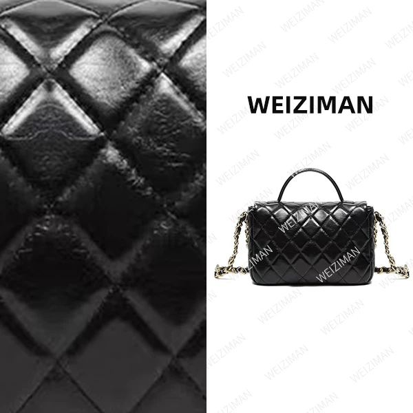 （黑总）现货真皮包包包MDD-240613-香相机包-金扣