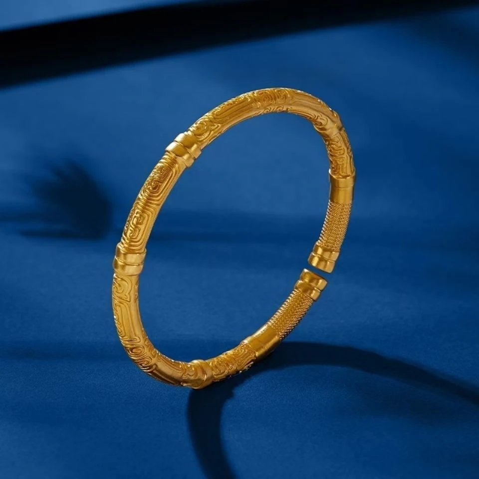 铜合金手镯 金箍棒手镯开可以调节