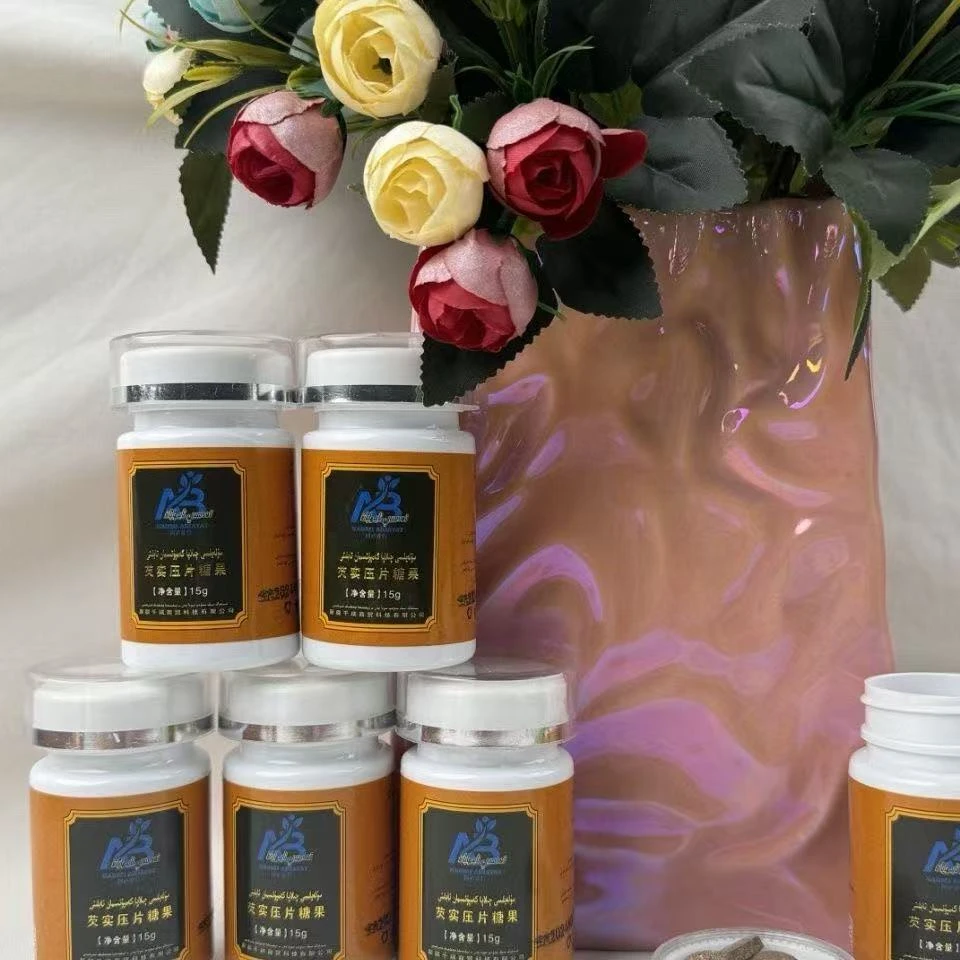 سۇ لەيلىسى چىلاپا تابلىتى 芡实压片糖果QILAPA TABLITI