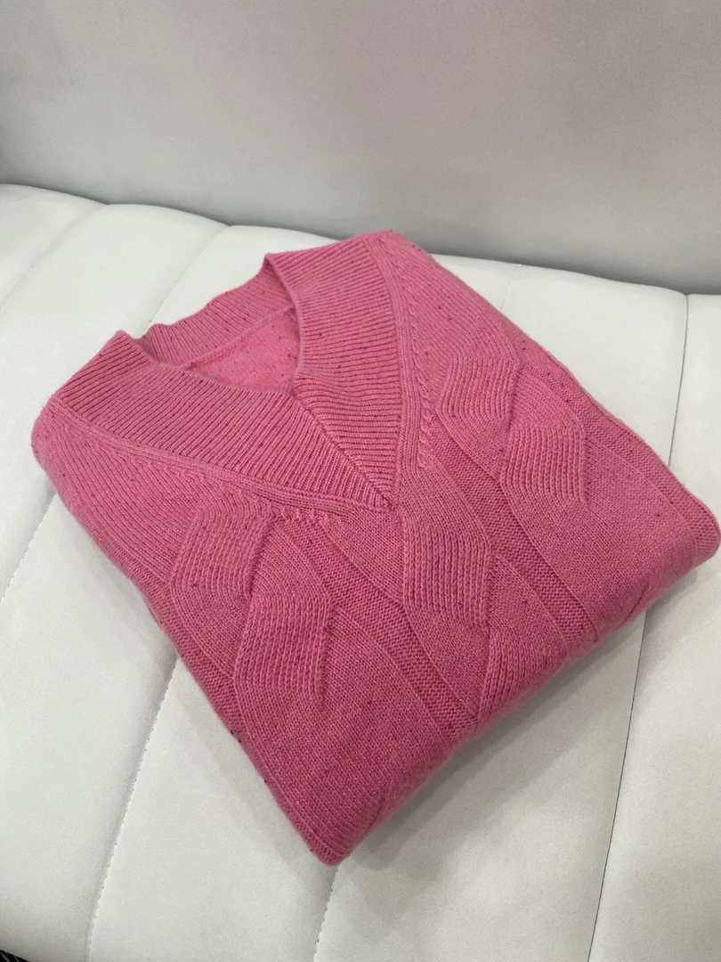 3226【花花专选】高货加厚女士麻花长袖羊毛衫