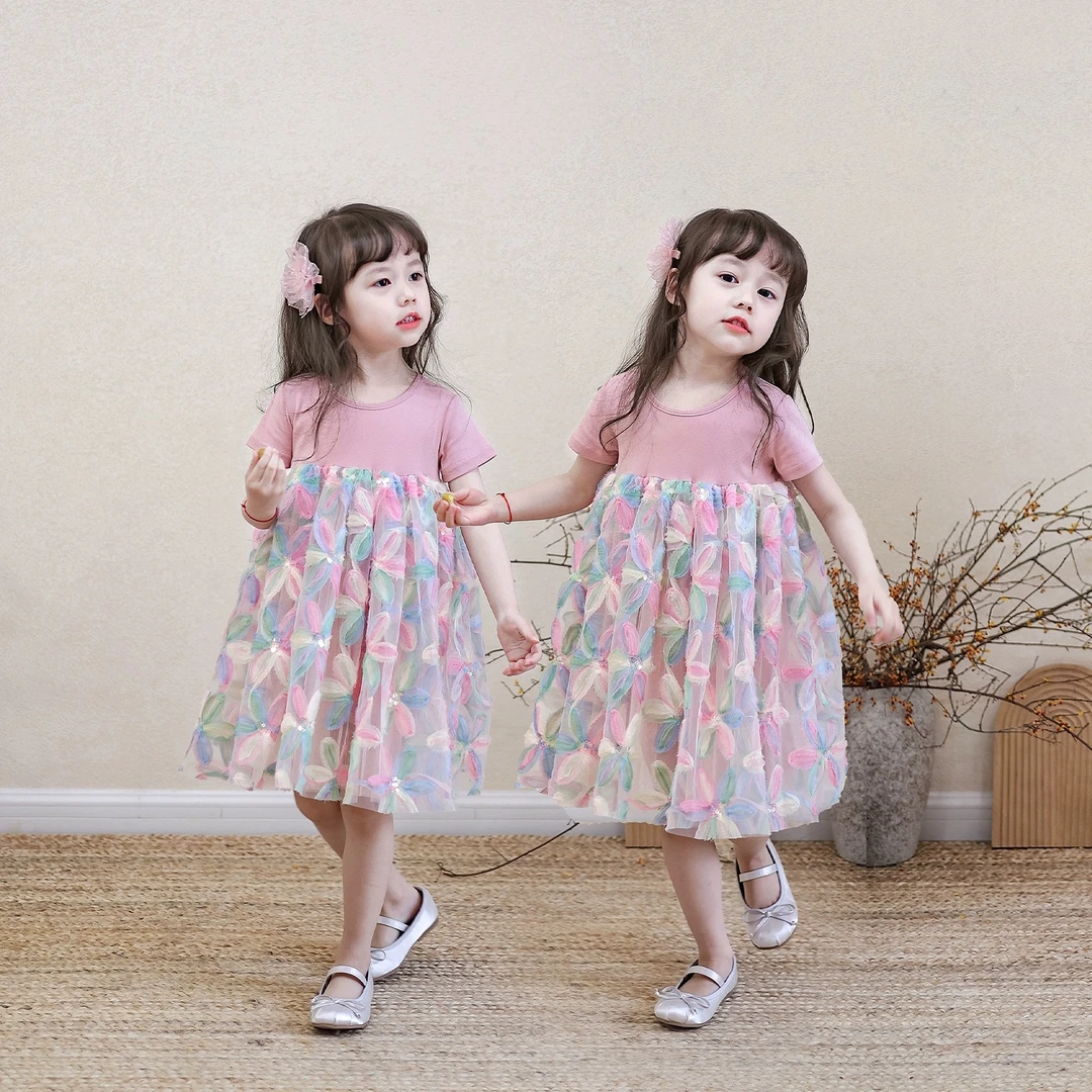 儿童连衣裙夏季夏款小裙子女童公主裙夏天小女孩洋气夏装纱裙韩版